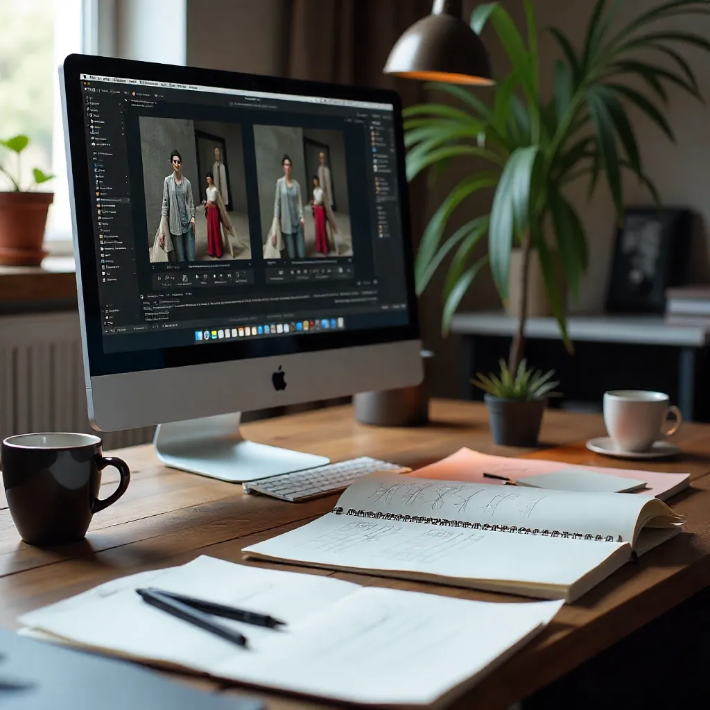 Modern magazine cover with bold typography