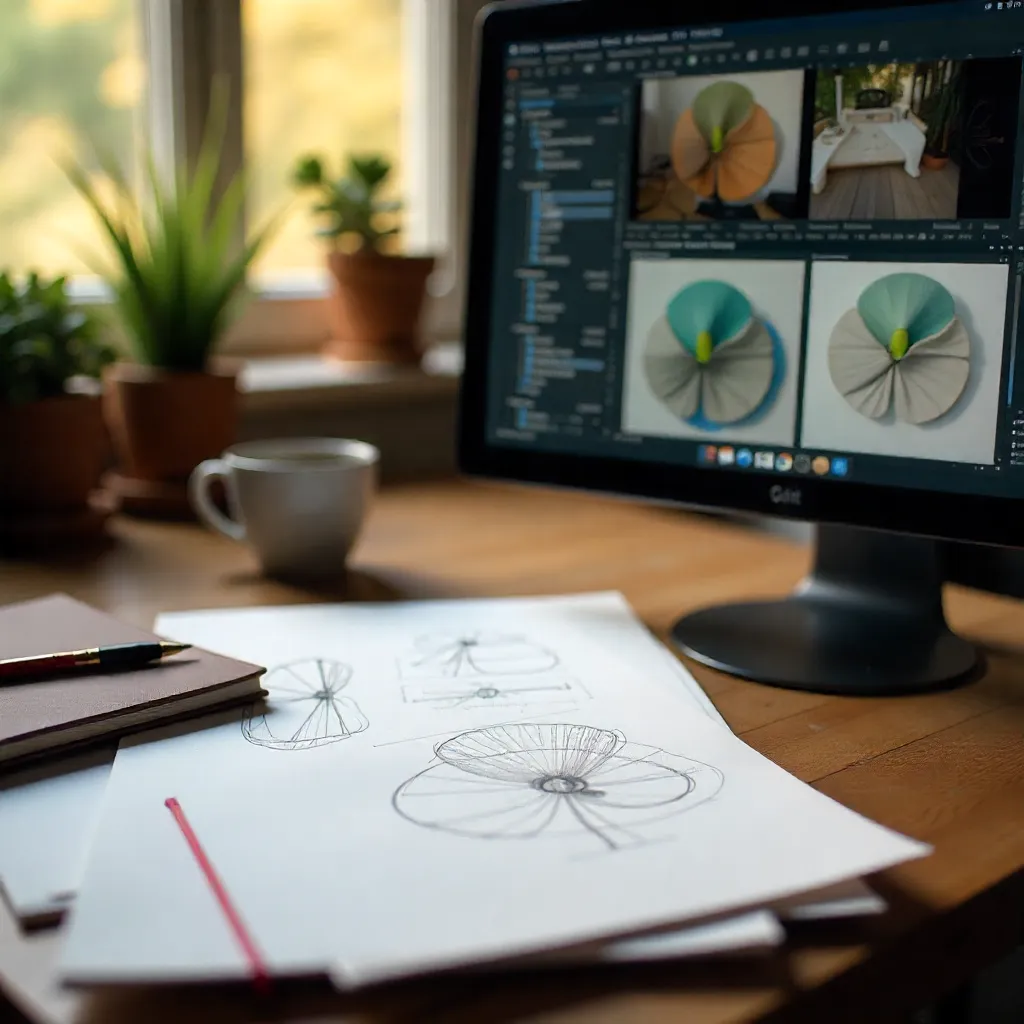 Business magazine with clean layout design