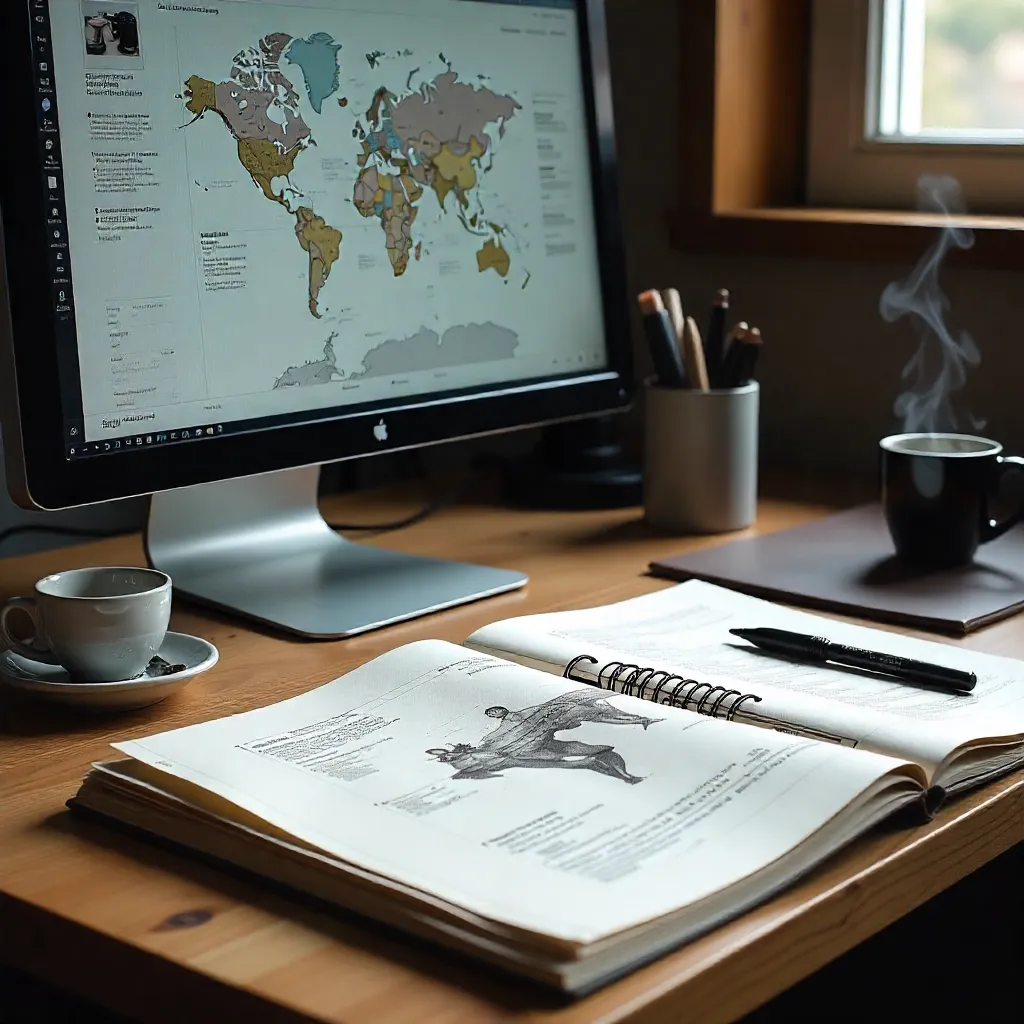 Multi-column editorial layout design